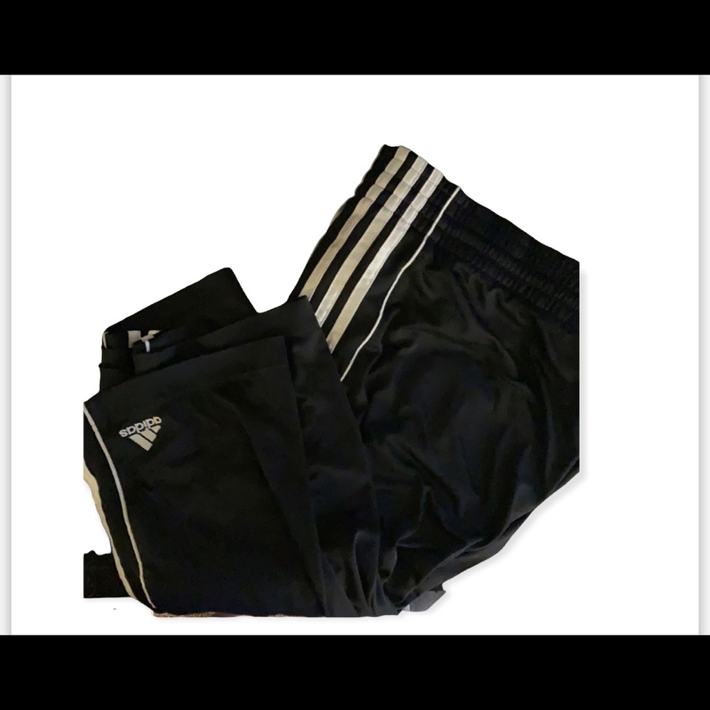 Black Adidas athletic shorts, XL, with pockets